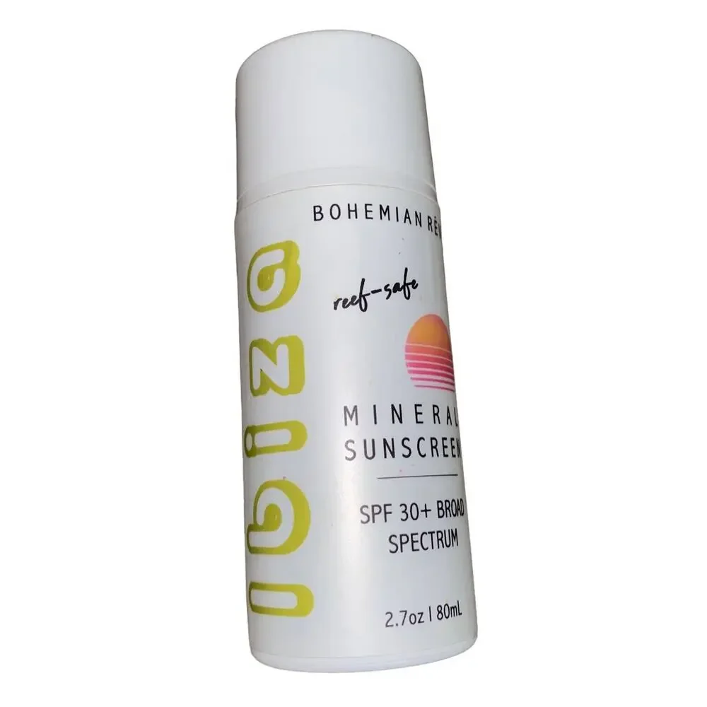 Ibiza Bohemian Reves SPF 30+ Mineral Sunscreen Reef-Safe - Organic 2.7 oz New